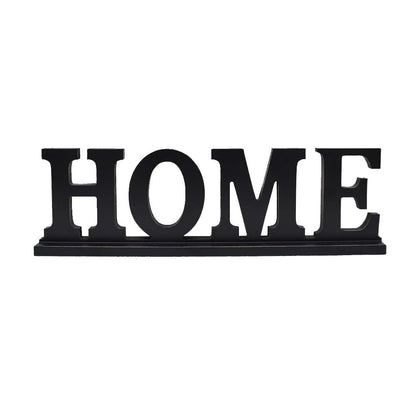 E-view Wooden Family Sign for Home Decor - Decorative Letters Tabletop Word Plaque Home Décor Accents Home