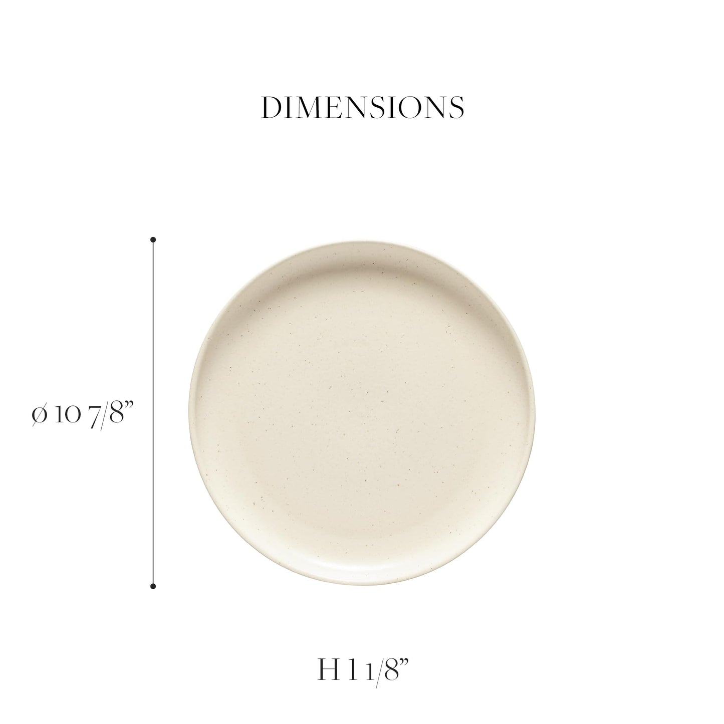 Casafina Ceramic Stoneware 18-Piece Place Setting Service for 6 with Cereal Bowls - Pacifica Collection, Salt White | Microwave & Dishwasher Safe Dinnerware Set | Restaurant Quality Tableware