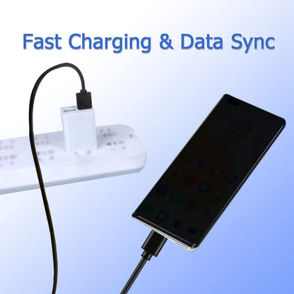 6ft USB-C to USB-A Fast Charger Cable for iPad Pro, Galaxy, MacBook Air, Nintendo Switch, Pixel, LG, Sony, OnePlus