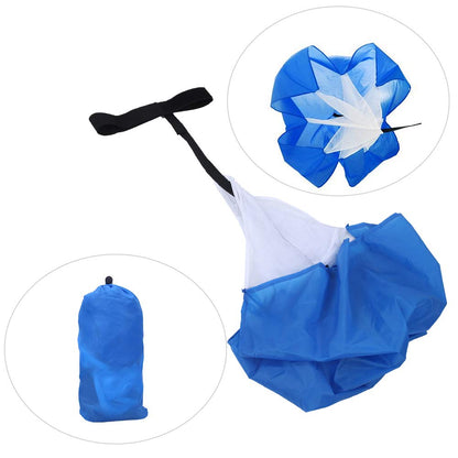 equlup Running Speed Training Parachute, Adjustable Resistance Training Umbrella 5-15kg Acceleration Soccer Trainer for Runner, Football, Soccer Drilling