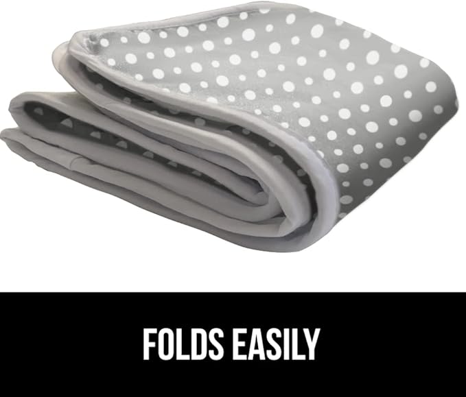 GORILLA GRIP Ironing Mat, Portable Iron Pad, Magnetic Cover