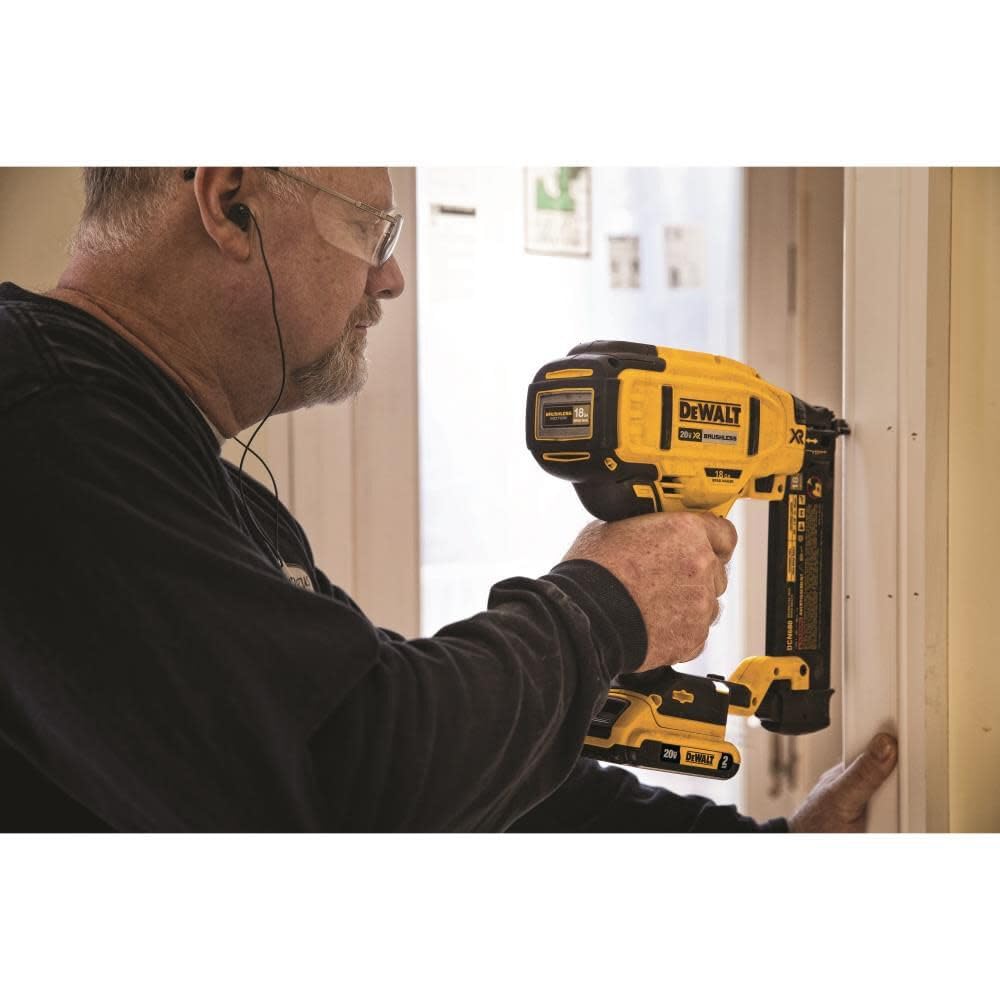 DEWALT DCN680B 20V MAX* XR® 18 GA Cordless Brad Nailer (Tool Only)