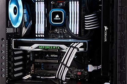 CORSAIR CP-8920224 Premium Individually Sleeved PSU Cables Pro Kit – Black, 2 Year Warranty, White