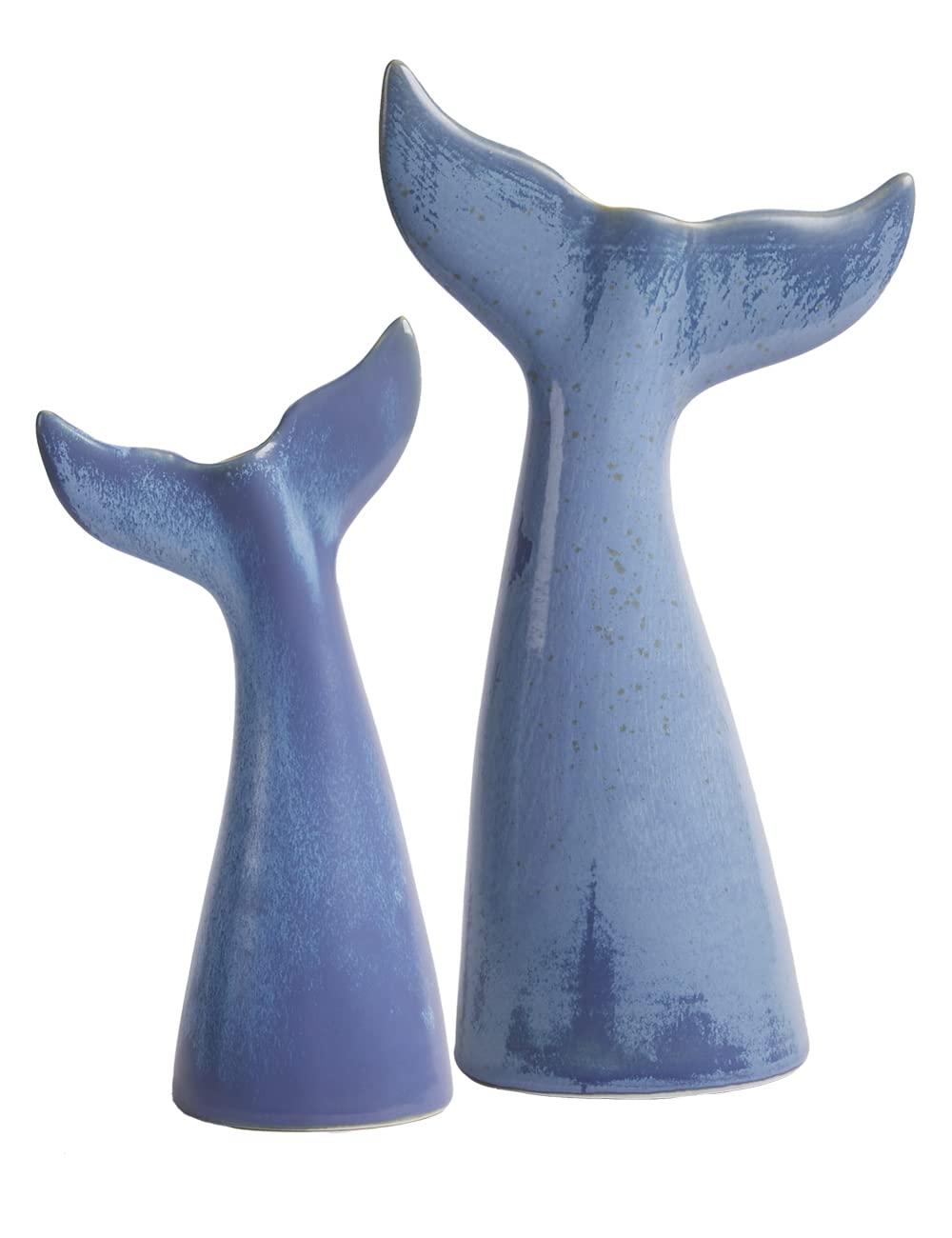 SEINHIJO Ceramic Flower Vase Modern Decor Sculpture Ocean Figurine Statue Table Centerpiece Art for Home Office Gift 8.3 Inch