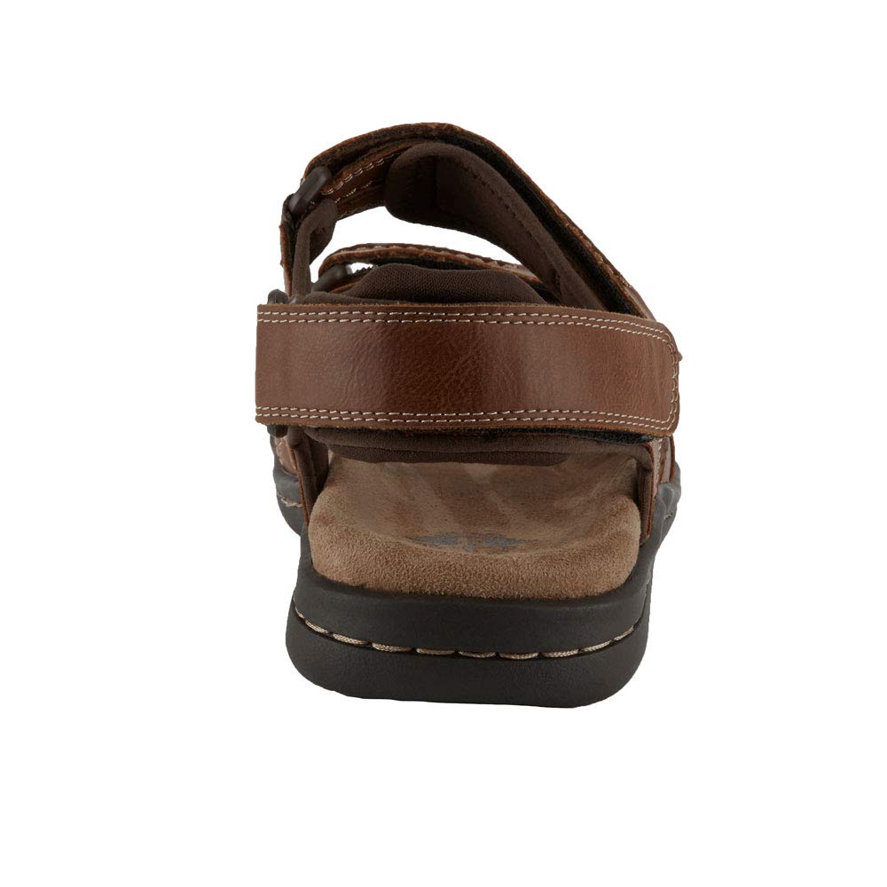 Dockers Mens Newpage Outdoor Sport Sandal Shoe,Rust,12