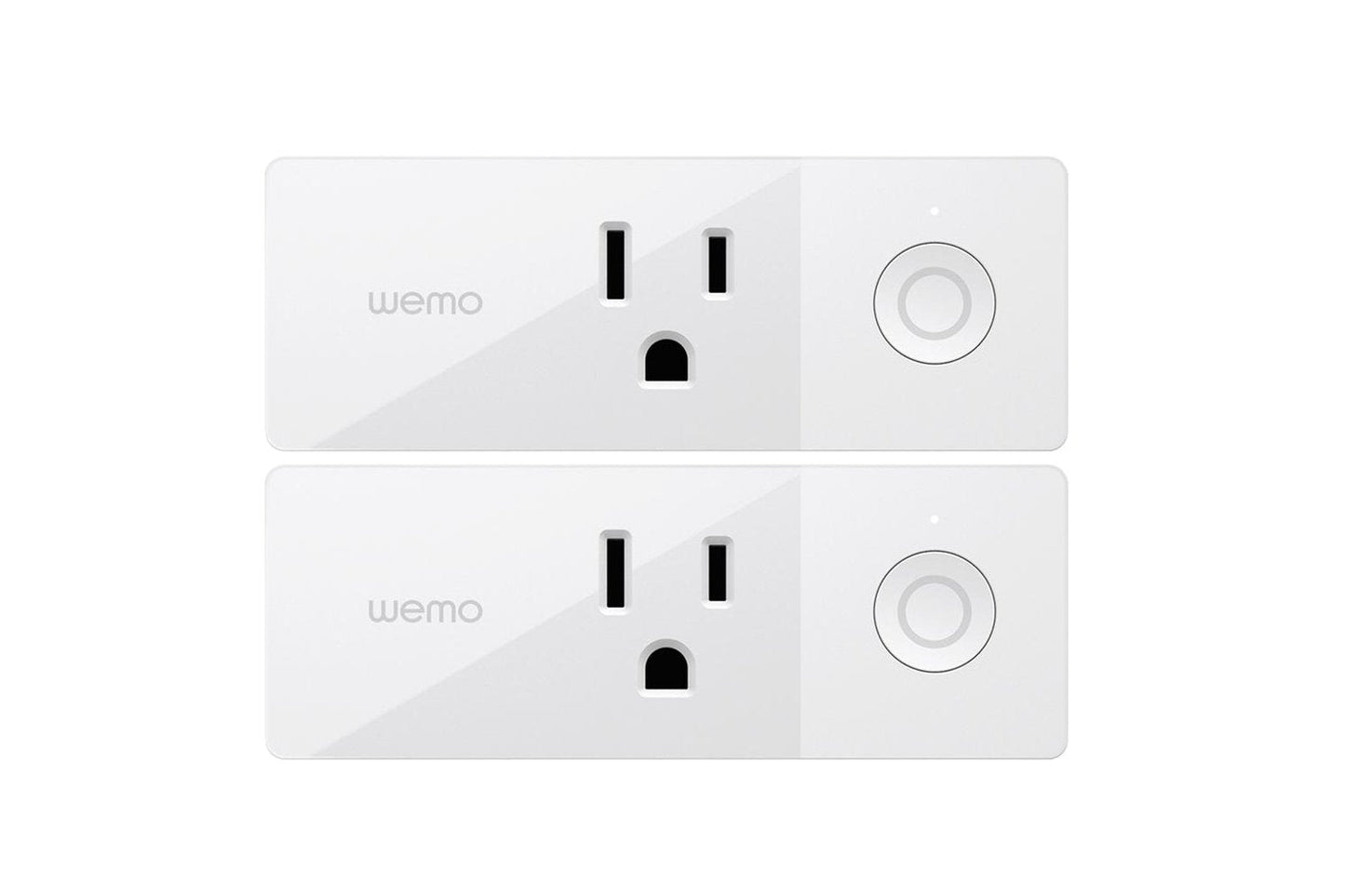 WeMo 4T-T3X2-Y1HT plug in light and appliances control, 2 Pack, White