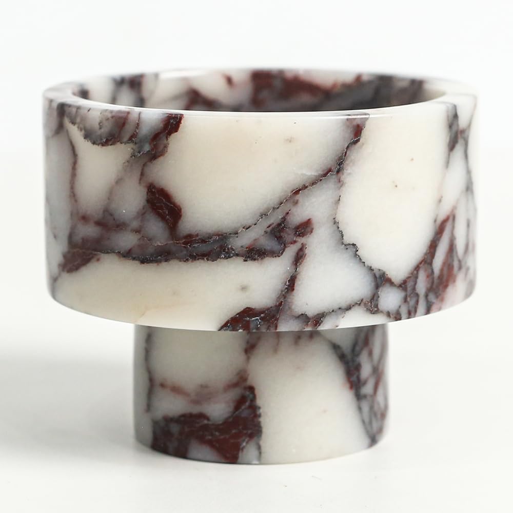 Modern Marble Tealight Holders, Luxurious Votive Candle Holders for Home Decor, Natural Stone Pillar Candle Holder for Table Centerpieces, Elegant Wedding Dinner Party Table Decor