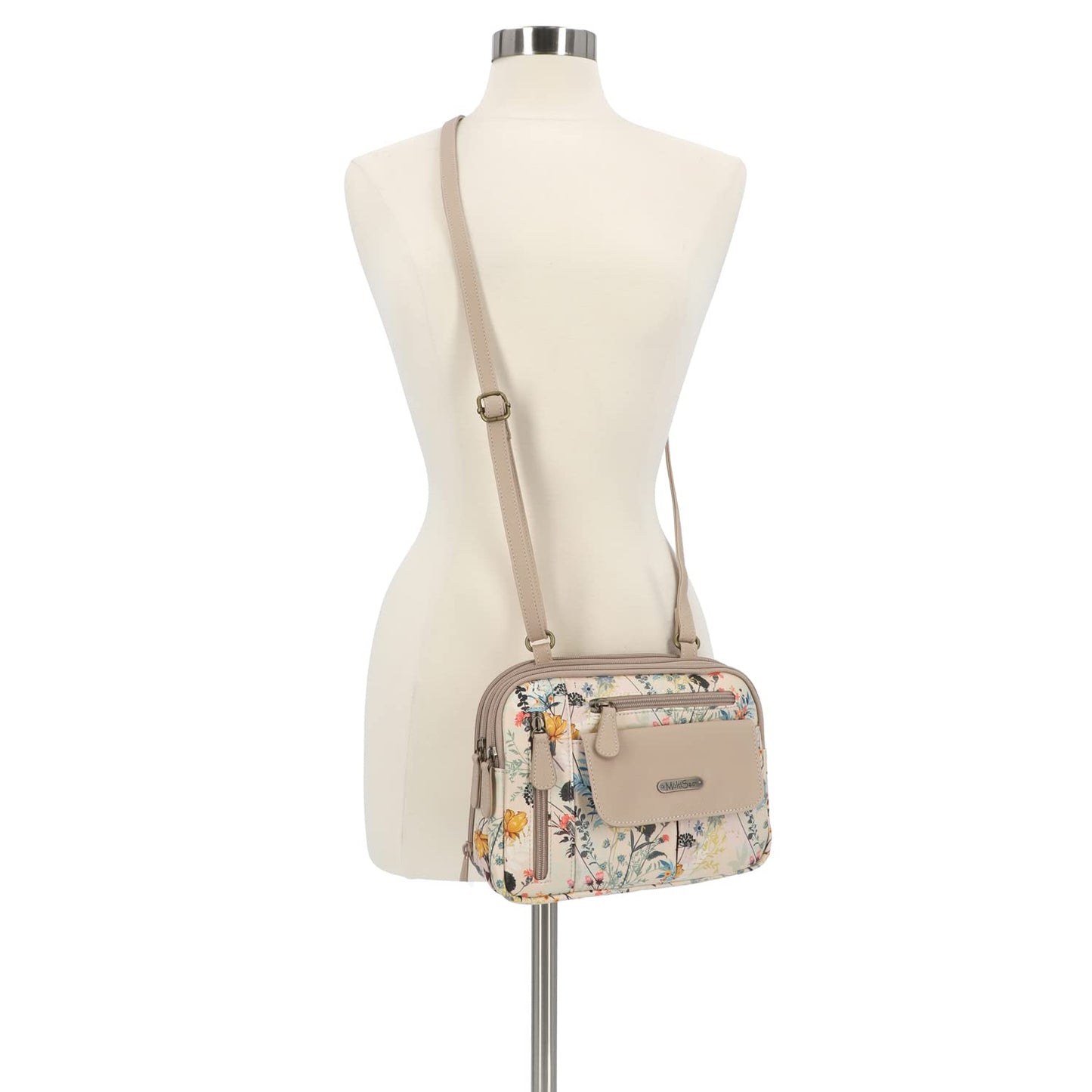 MultiSac Zippy Triple Compartment Crossbody Bag