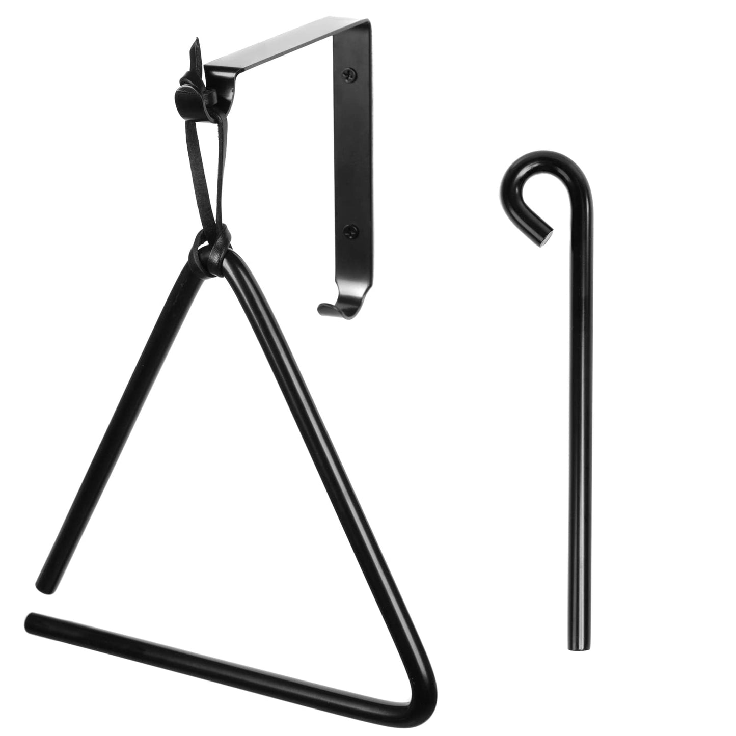 9 Inch Triangle Dinner Bell With Striker - Outdoor/Indoor Steel Bell With Mounts