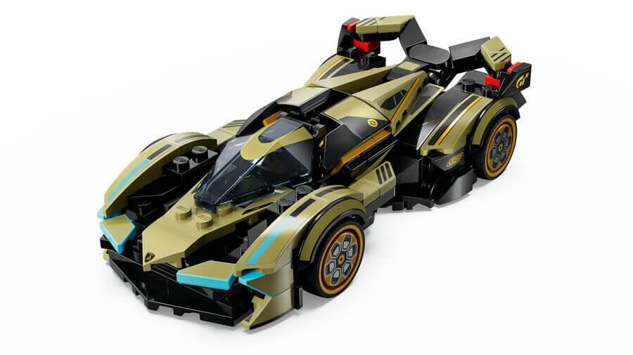 LEGO Speed Champions Lamborghini Lambo V12 Vision GT Super Car Toy for 10 Plus Year Old Boys & Girls, Buildable Vehicle Model Set, Kids' Bedroom Decoration, Birthday Gift Idea 76923