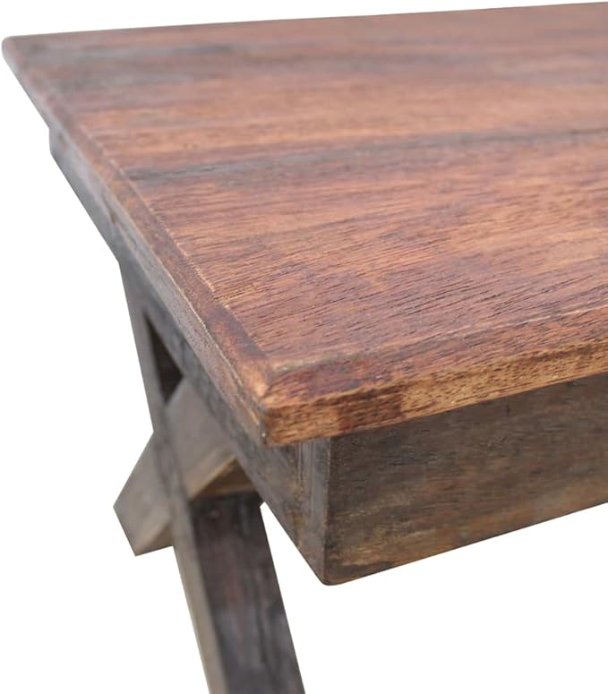 Rustic Farmhouse Coffee Table Handcrafted from Mixed Reclaimed Woods, Unique