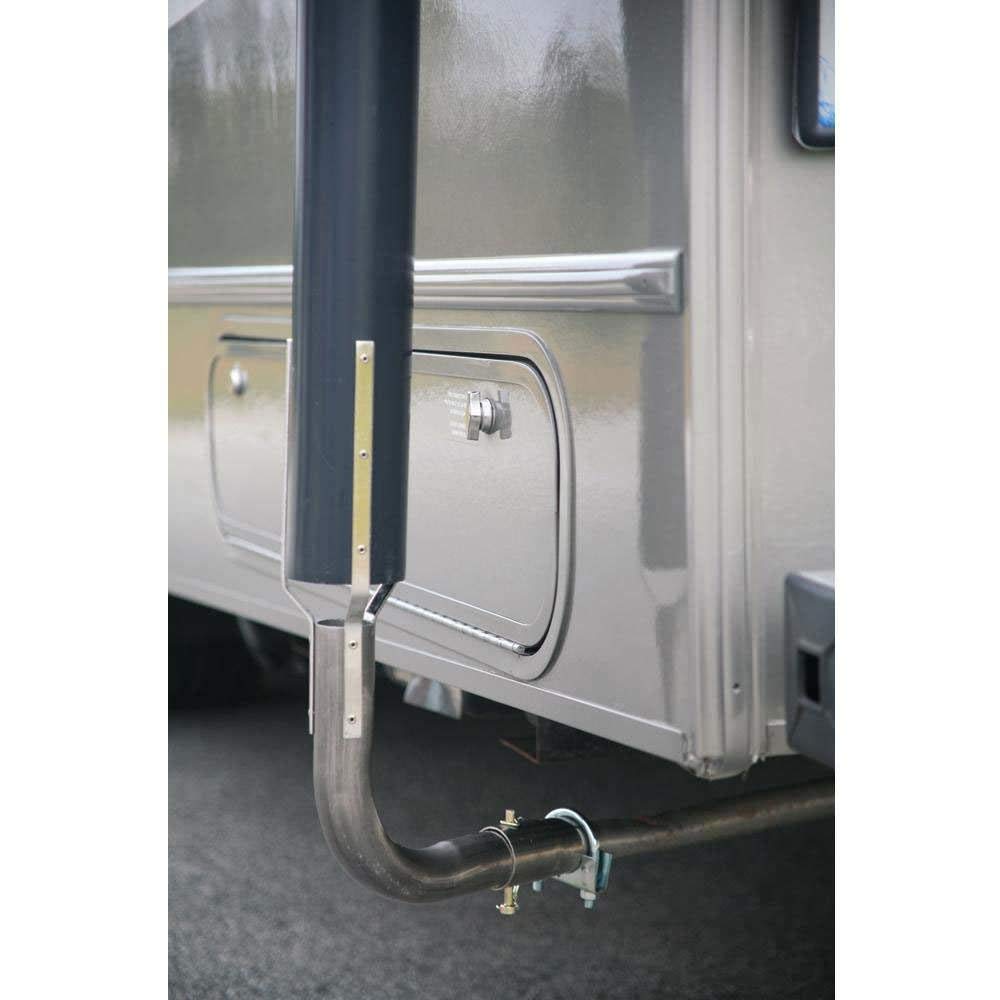 Camco Gen-Turi RV Generator Exhaust Venting System - Directs Generator Exhaust Above The Roof Line for Improved Air Quality While Camping - Designed for Easy Install and Disconnection (44461)