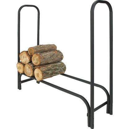 Do it Best Outdoor Firewood Rack - Easy Assembly, Storage Log Rack - 8 Shelves - Metal