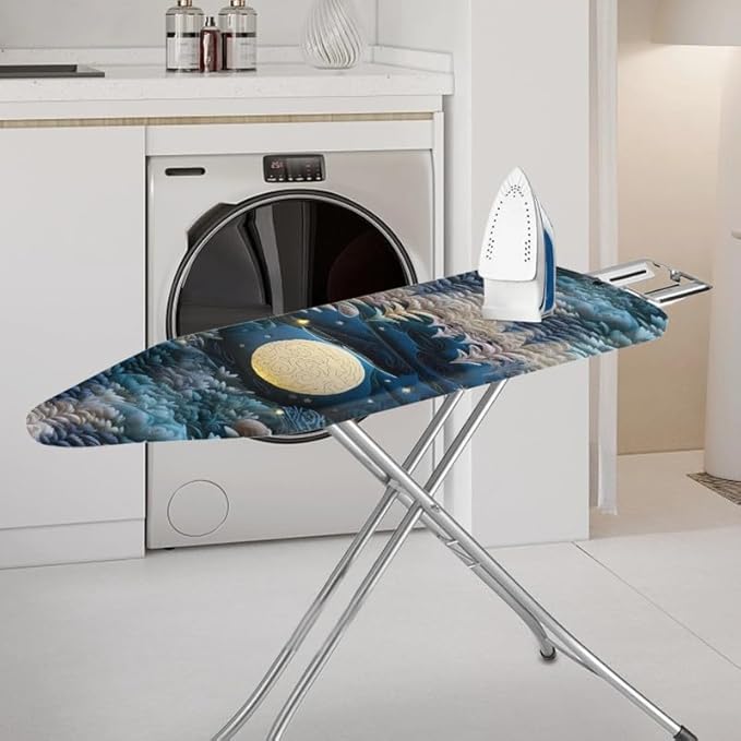 Origami Moon Pine Tree Ironing Board Cover Paper Carving Starry Night Home Iron