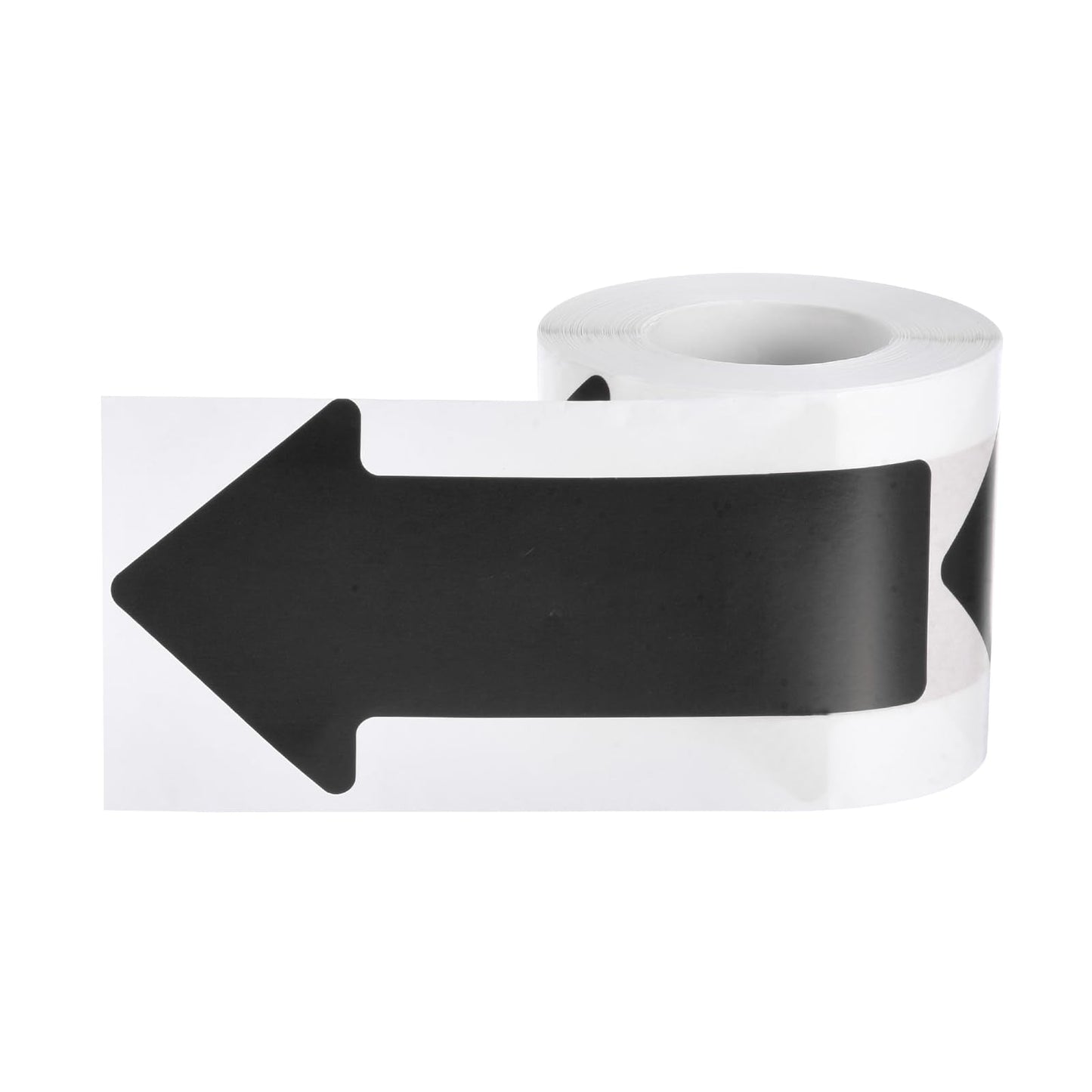 YOKIVE Adhesive Arrow Stickers, Floor Tape Marker Directional Arrow Decal for Fridge Classroom Package Sign, 3"x6", 200pcs, Black