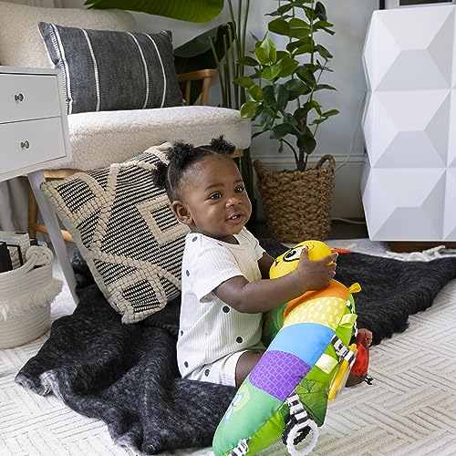 Baby Einstein, Cal-a-Pillow, Tummy Time Activity Pillow, Multisensory, Cal The Caterpillar, Ages 0+ Months