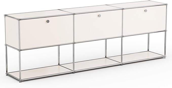 Modern Storage Cabinet Sideboard Versatile Free-Standing Organizer Cabinets