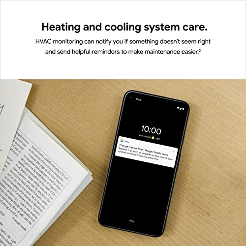 Google Nest Learning Thermostat - 3rd Gen (2015) - Programmable Smart Thermostat for Home - Works with Alexa - Stainless Steel