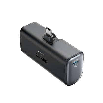 Anker iPhone 17 Portable Charger, Nano Power Bank with Built-in USB C Connector, 5,000mAh Portable Charger 22.5W, for iPhone 17/16/15 Series, Samsung S22/23 Series, iPad Pro/Air, AirPods, and More