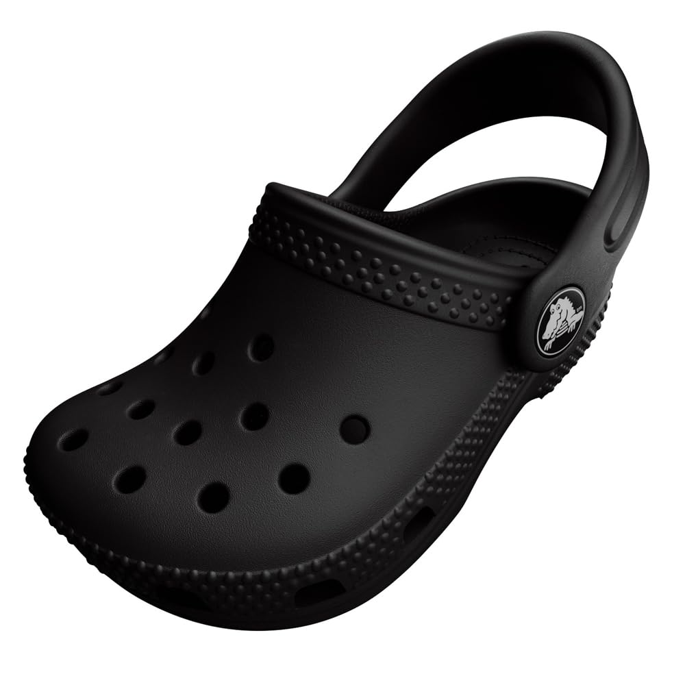 Crocs Unisex Junior Classic Clog K Clogs, Black, 5J UK