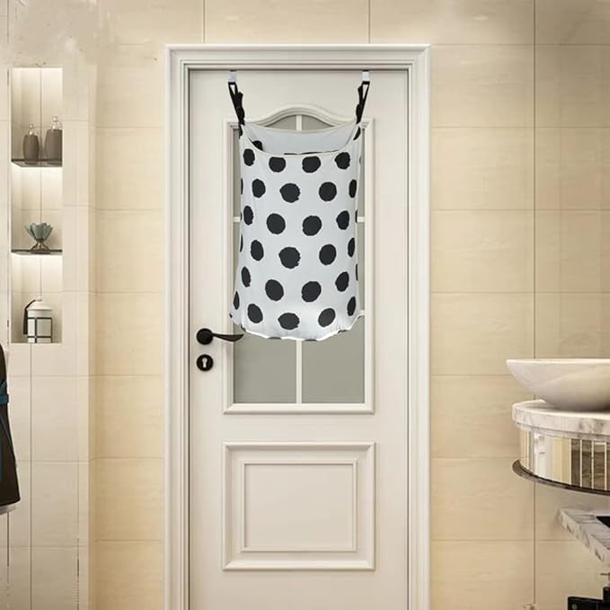 Adjustable Space Saving Door Hanging Laundry Hamper Bag Dorm Laundry Bag