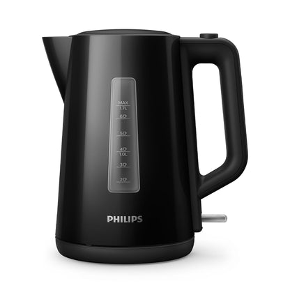 Philips Kettle - 1.7 L Capacity with Control Indicator, Pirouette Base, Black (HD9318/20)