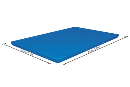 Bestway Flowclear Swimming Pool Cover for Rectangular Steel Pro Pools, Multiple Sizes