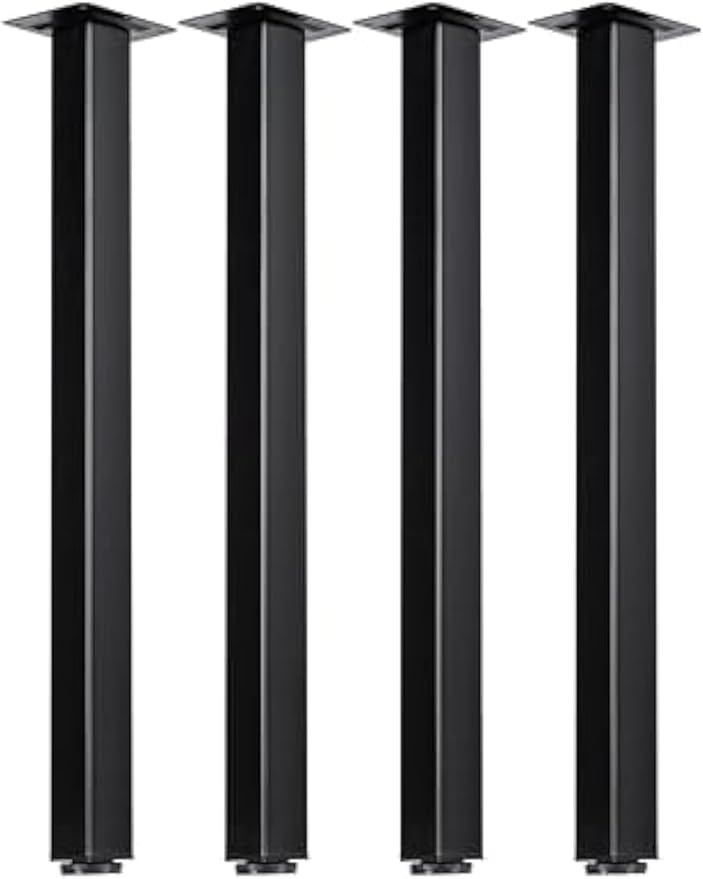LCSDLHLSY Table Legs 32 inch, Adjustable Square Furniture Legs,