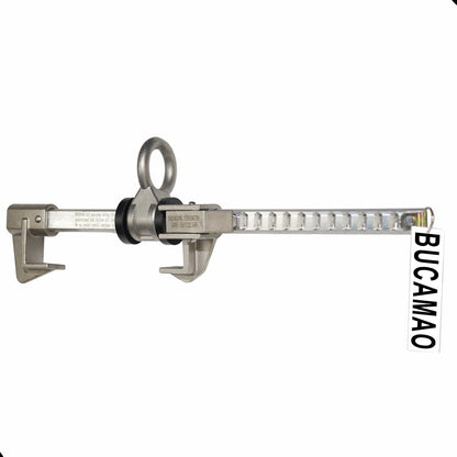 Bucamao Aluminum Horizontal Beam Anchor, Fits 4 to 14.6 Inch, Sliding Beam Anchor Easy Installation | OSHA and ANSI Compliant