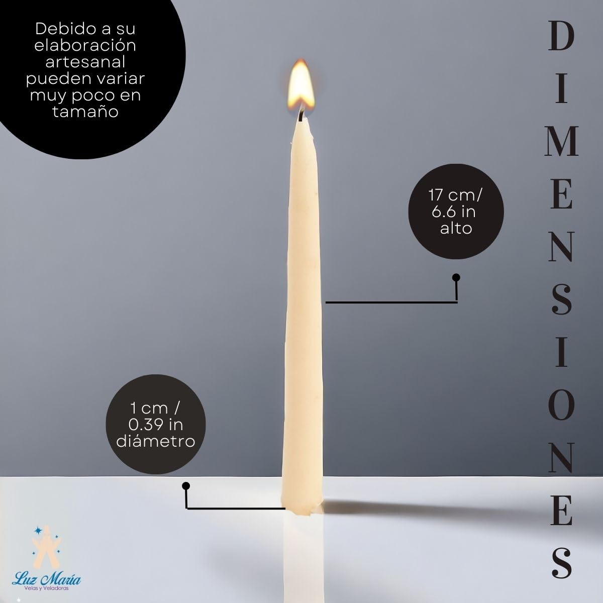 White Tallow Candles 26 Pieces