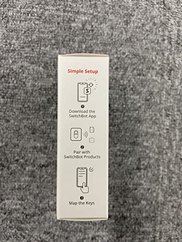 SwitchBot Remote One Touch Button - Compatible with SwitchBot Bot, Curtain Robot, Color Bulb, Plug Mini and Blind Tilt, Smart Home Easy to Control, Bluetooth Long Range 5.0