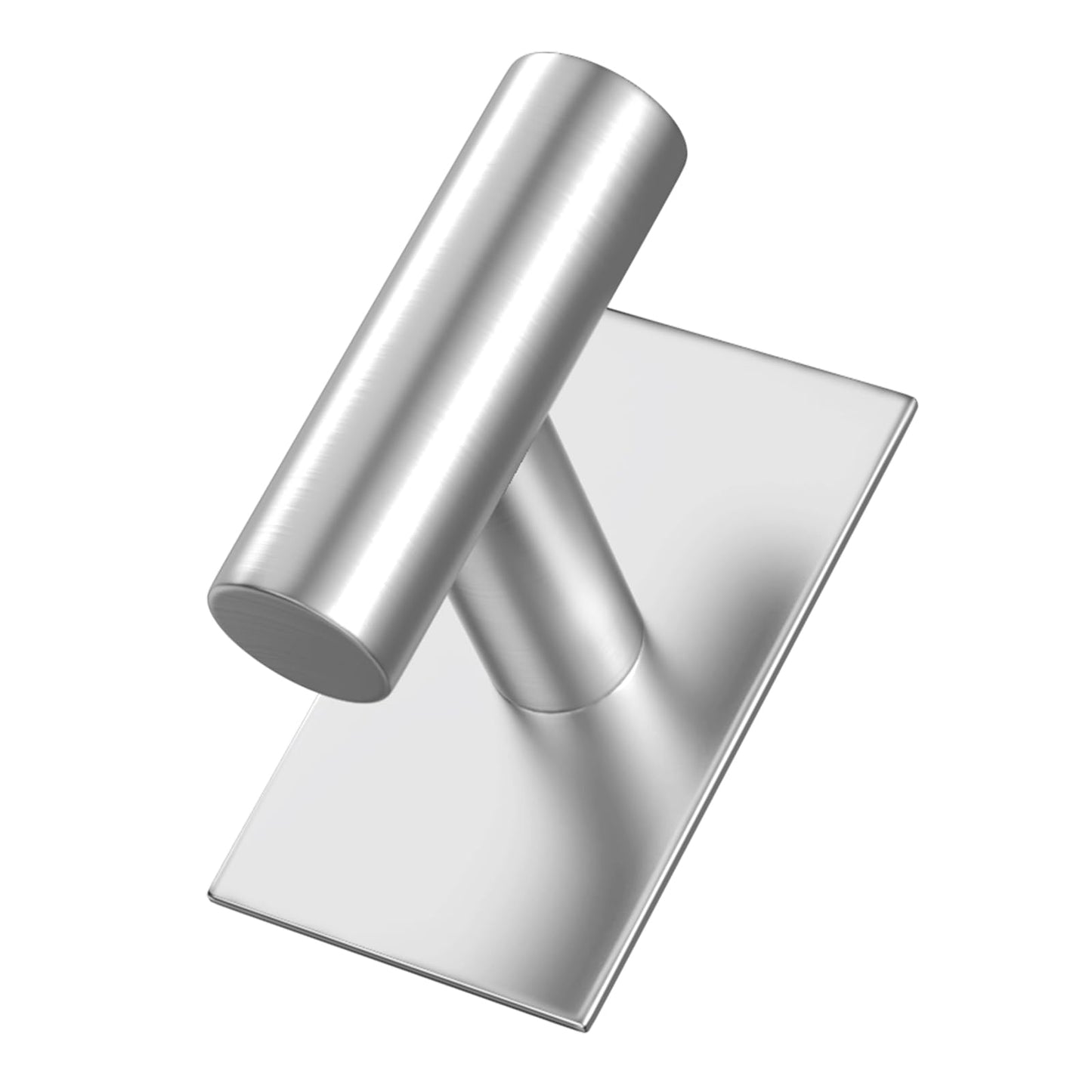 VAEHOLD Wall Towel Hooks, Heavy Duty Sticky Holder Waterproof Towel Hooks for Hanging Coat, Clothes, Closet Hook Wall Mount for Kitchen (Silver, 2 Pack)