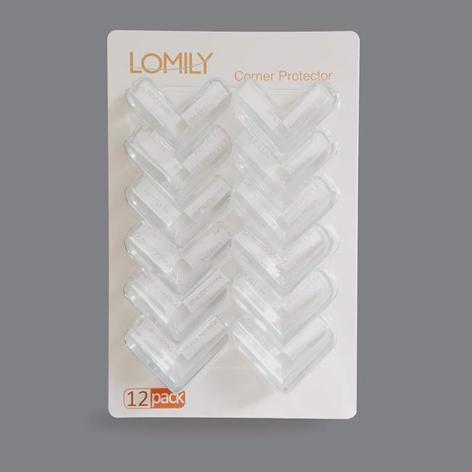 LOMILY Clear Corner Guards, Table Corner Protectors, High Resistant Adhesive Gel
