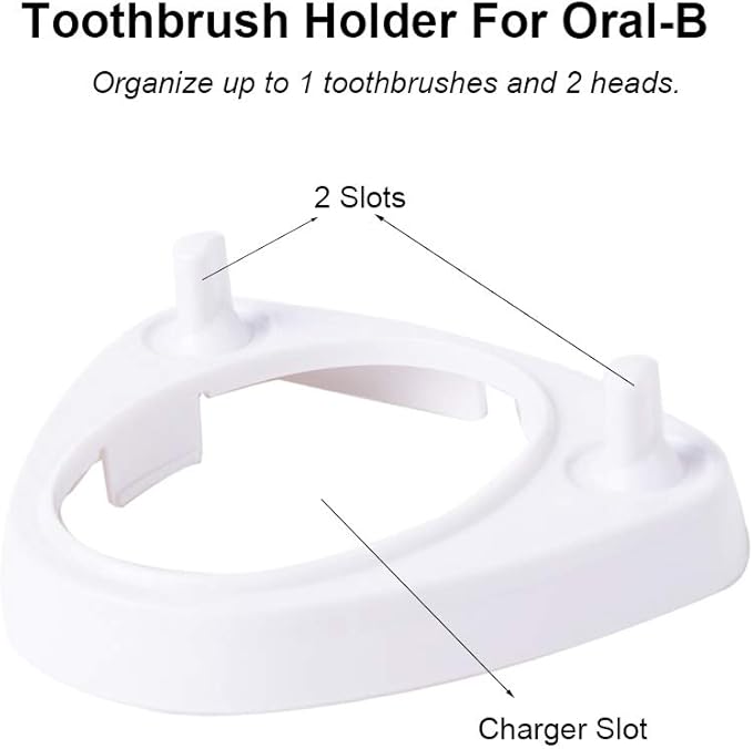 LazyMe Single Charger Holders Toothbrush Heads Holder Compatible