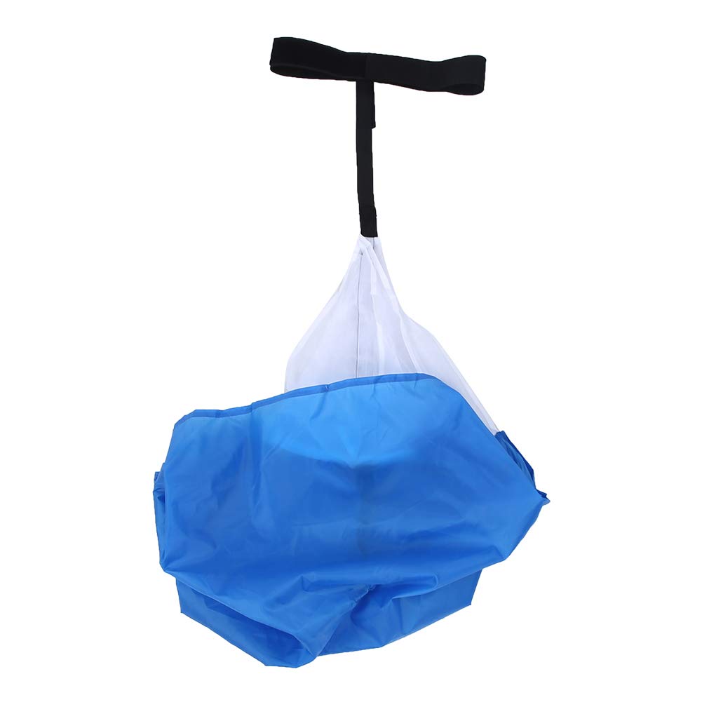 equlup Running Speed Training Parachute, Adjustable Resistance Training Umbrella 5-15kg Acceleration Soccer Trainer for Runner, Football, Soccer Drilling