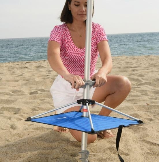 Tommy Bahama 8 ft Beach Umbrella with wind vent and sand anchor- Rich blue
