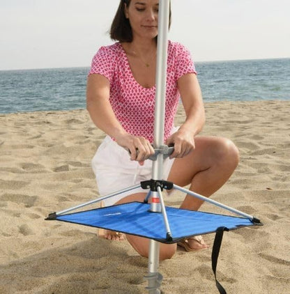 Tommy Bahama 8 ft Beach Umbrella with wind vent and sand anchor- Rich blue