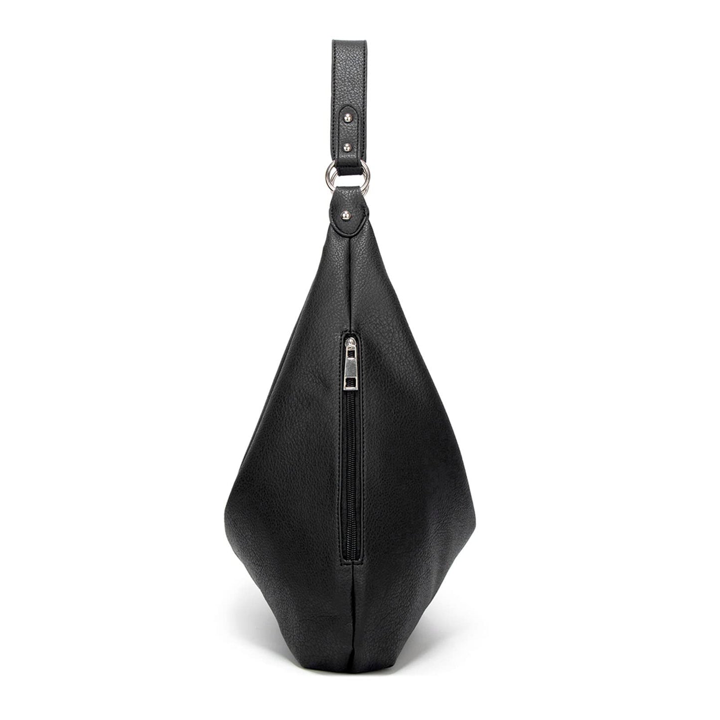 Ashioup Women's hobo Bags, Black, One Size