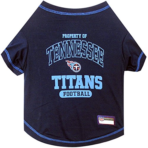Pets First Tennessee Titans T-Shirt, X-Small