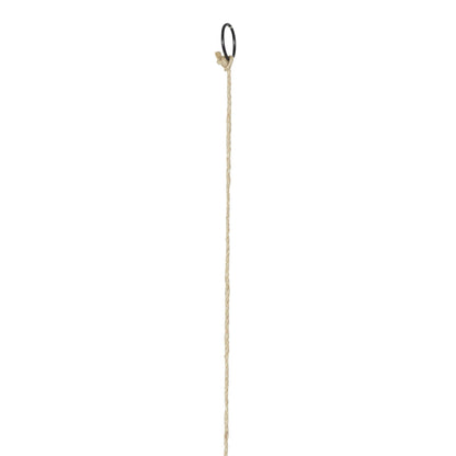 Deco 79 Glass Glass Bottle Windchime with Beads and Cone Bells, 3" x 3" x 41", Blue