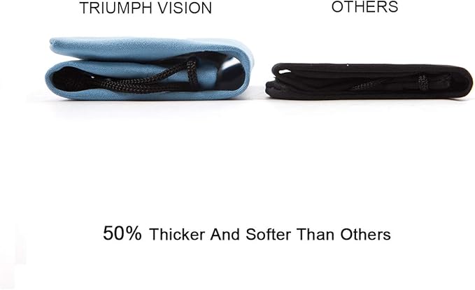 TRIUMPH VISION Soft Eyeglass Pouch 3 Pack