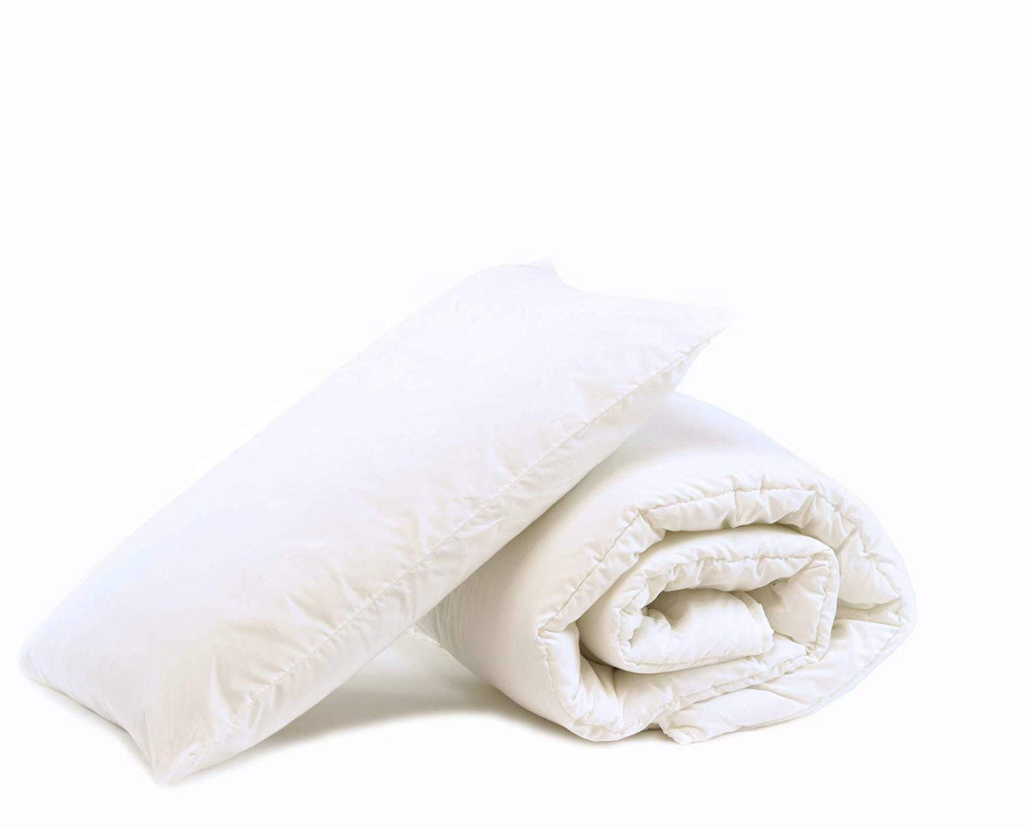 Adam Home 4.5 Tog Toddler Duvet and Pillow Set 100% Microfibre Anti-Allergy Lightweight Cot Bed (Duvet 120x150 cm) & (Pillow 40x60 cm) Hypoallergenic and Machine Washable Cot