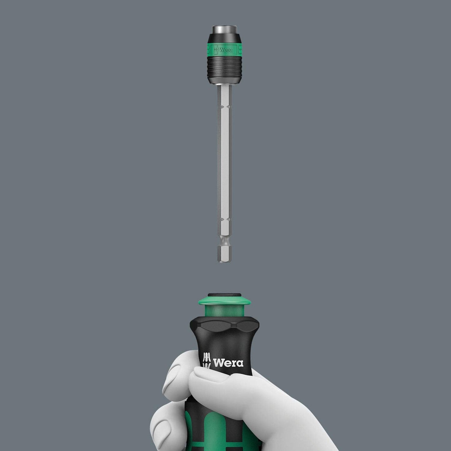 Wera 05051024001 Kraftform Compact Imperial Screwdriver Bit Set KK 25, Silver