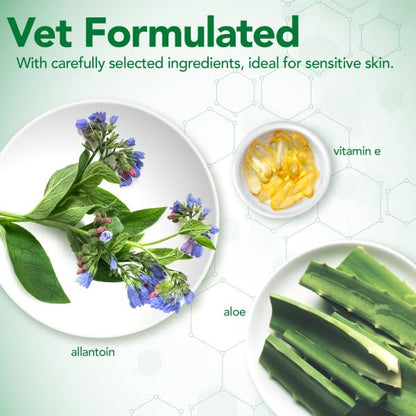 Vet's Best Hypo-Allergenic Shampoo for Dogs | Dog Shampoo for Sensitive Skin | Relieves Discomfort from Dry, Itchy Skin | Cleans, Moisturizes, and Conditions Skin and Coat 500ml