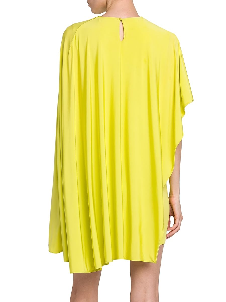 Stella McCartney, Asymmetric Jersey Minidress, 40 (4-6), Lime