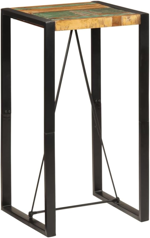 SKM Bar Table 60x55x110 cm Solid Wood Reclaimed