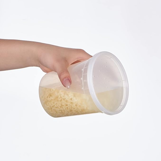 FULING 32oz Plastic Deli Containers, 240 Sets