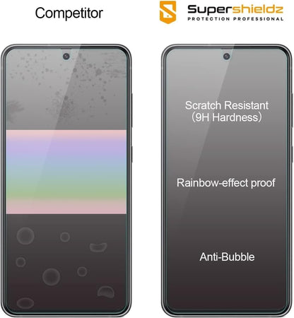(2 Pack) Supershieldz Designed for Samsung Galaxy S21 FE 5G Tempered Glass Screen Protector, Anti Scratch, Bubble Free