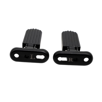 Mokuo Scooter Footpegs E-bike Footpeg in Aluminum Alloy, Lenght 12cm/4.7",Compatible with Scooter Mopeds E-Bike Mini Bikes,Installation Hole Spacing: 4-5cm