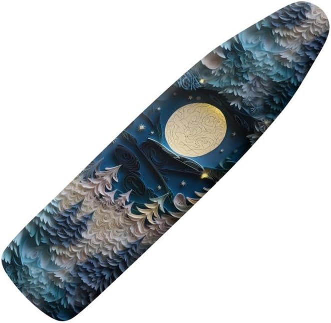 Origami Moon Pine Tree Ironing Board Cover Paper Carving Starry Night Home Iron